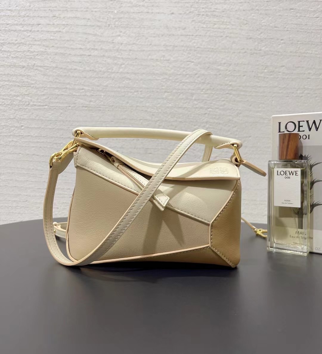 Loewe Mini Puzzle Bag in Classic Calfskin Multicolour